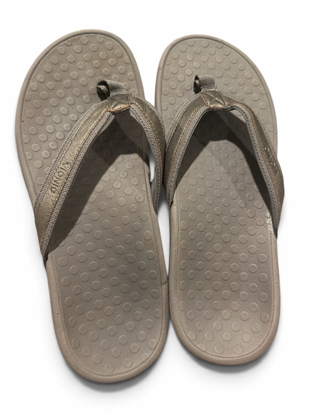 Womens Vionic Tide II Toe Post Sandal in Pewter Size 8 - Picture 2 of 6